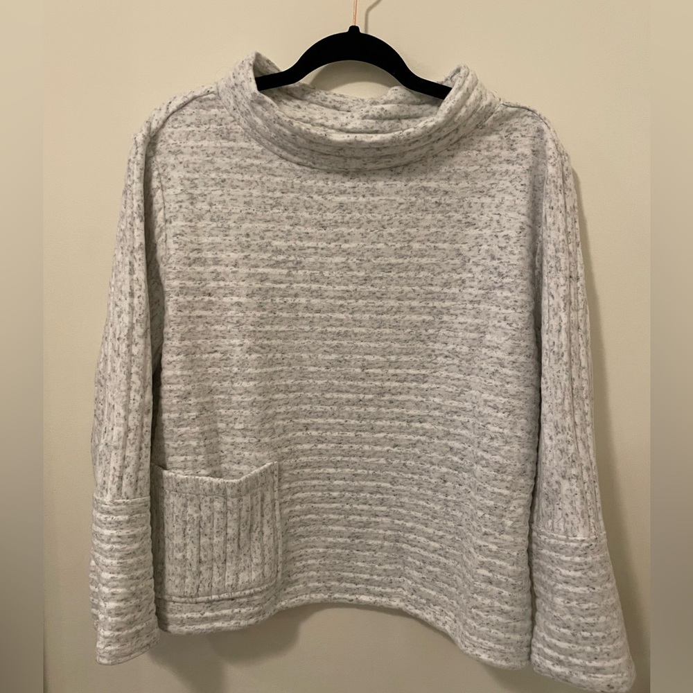 Habitat Light Gray Women's Cowl Neck Sweater